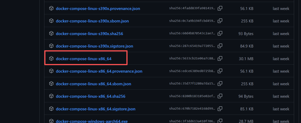 下载docker-compose并更新